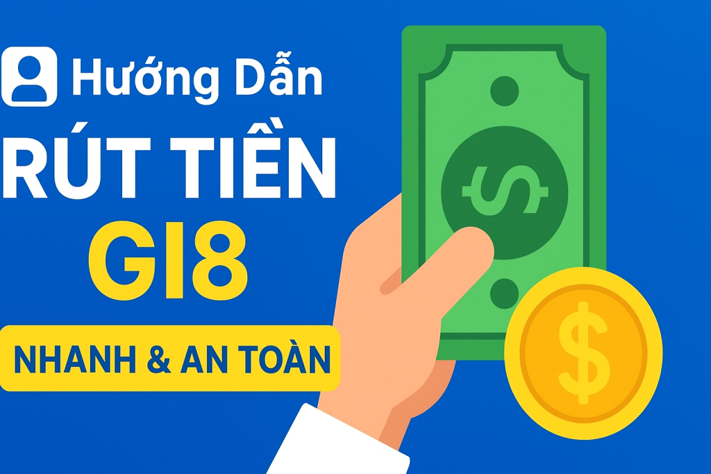 Hướng dẫn rút tiền Gi8 cực chi tiết – Nhấn nhẹ tay, tiền về liền!